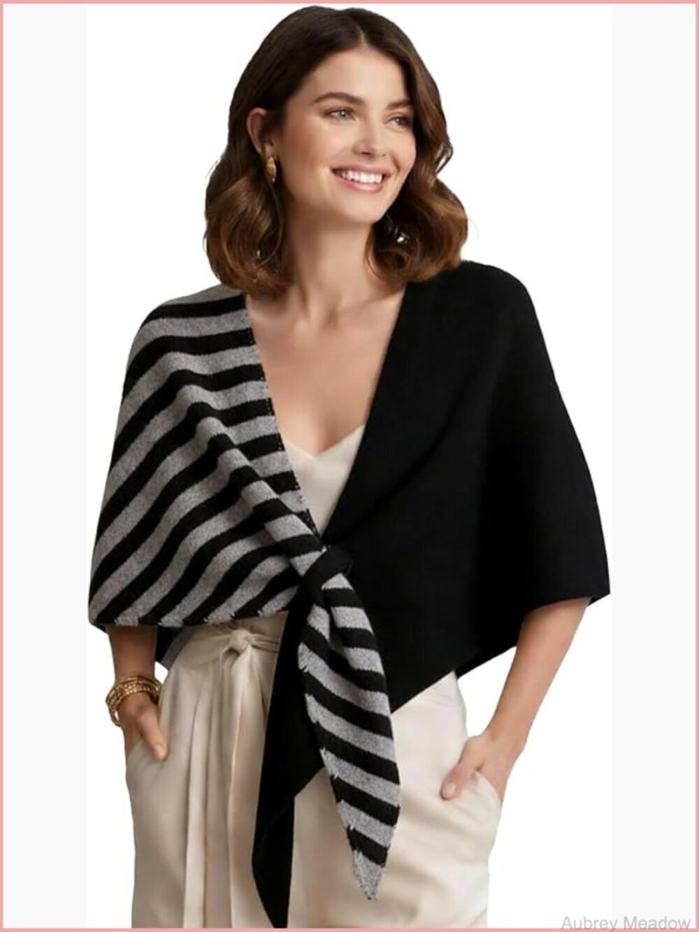 Womens Knitted Shawl Wrap Scarf cardigan Cape 180x110cm